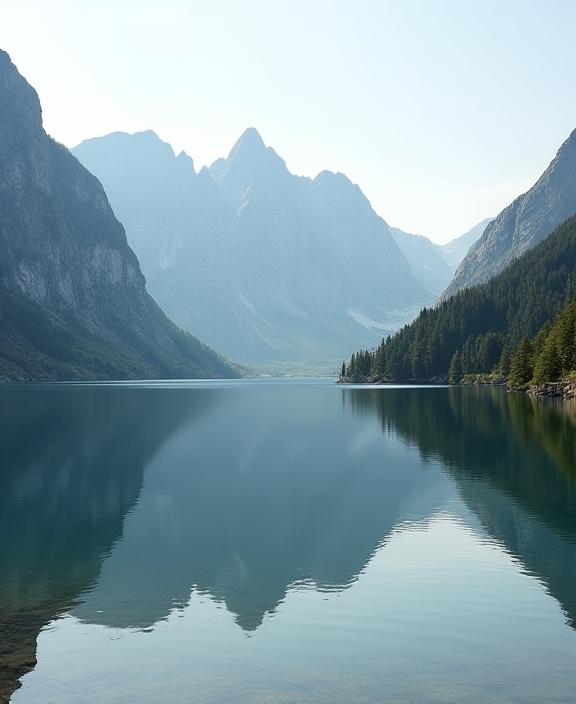 Ein ruhiger Bergsee, der die Schweizer Alpen widerspiegelt, symbolisiert die Philosophie des Alpenlotus Bewegungsraums.